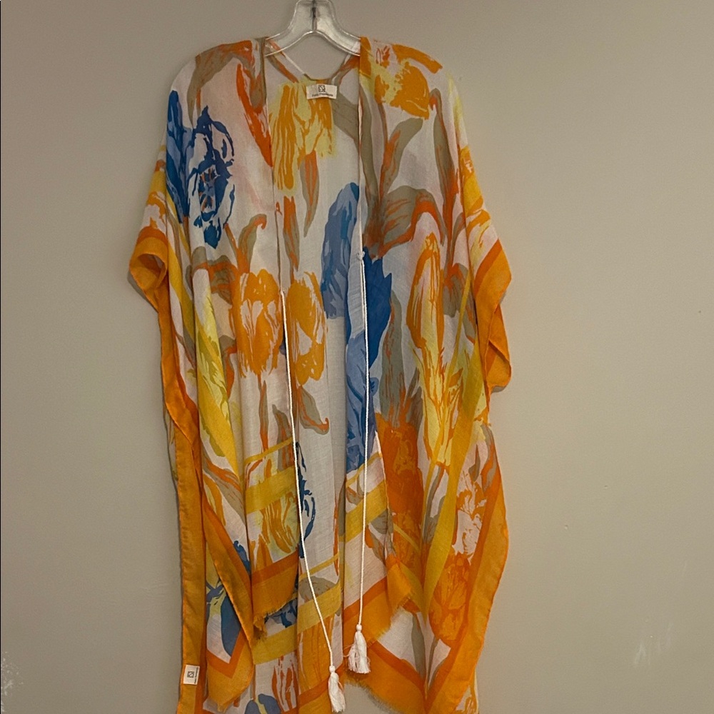 Pretty Persuasions Multicolor Floral Kimono